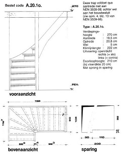 Houten trap op maat